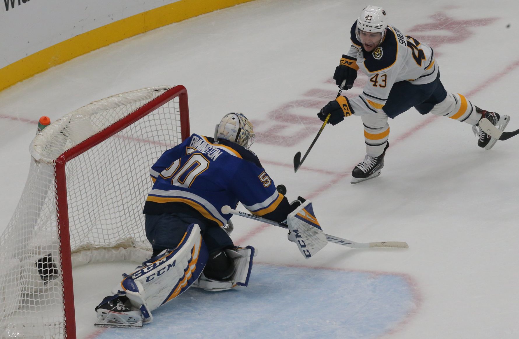The Blues and the Sabres skate at Enterprise